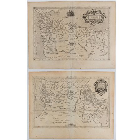 Gerardus Mercator (1512 - 1594) Africa Tab.I e Tab. III Acquaforte e bulino,...