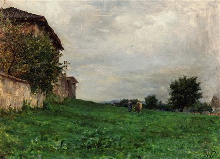 Demetrio Cosola San Sebastiano Po 1851-Chivasso 1895 Campagna chivassese -...