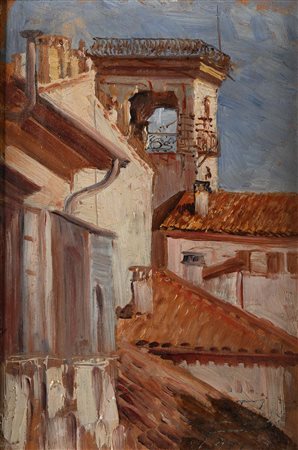 Francesco Paolo Parisi Taranto 1857-Bonassola 1948 Dalla casa di via Broletto...