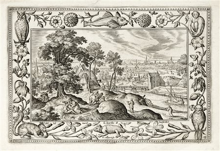 Adriaen Collaert Hans Bol, Tredici tavole da Paesaggi con scene del Vecchio e...