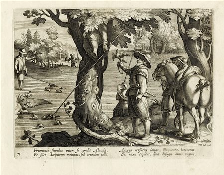 Jan Van der Straet (detto Stradano) [da], La caccia al coniglio /...