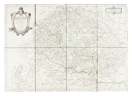 Autori vari, Raccolta di sei mappe in cofanetto di cuoio. !700 ca. - 1793. 1)...