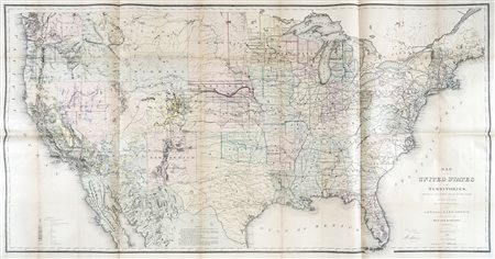 Joseph Gorlinsky, Map of the United States and Territories, showing the...