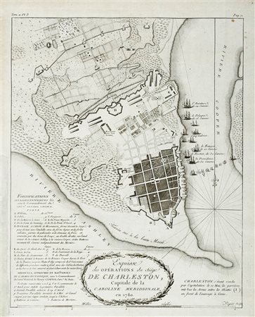 Charles Picquet, Esquisse des opérations du Siége de Charleston, Capitale de...