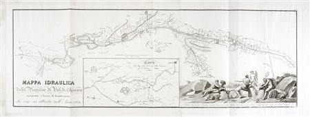 Stanislao Stucchi, Mappa idraulica della Pianura di Val-di-Chiana esprimente...