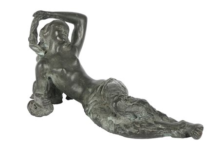 Antonio Berti, Maternità. Bronzo. cm 31,5x15x15. (1) Usuali tracce...