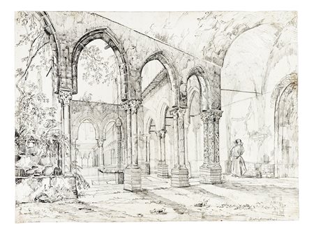 Friedrich August Elsasser, Lotto composto di 2 disegni. 1830 ca. Coppia di...