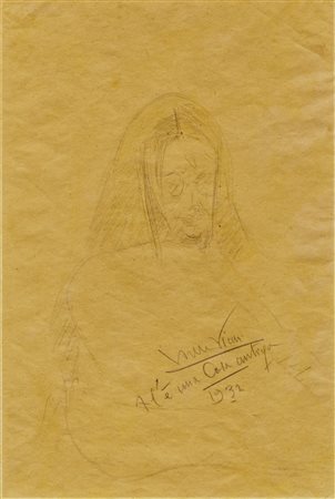 Lorenzo Viani, Lotto composto di 2 disegni. 1932. Coppia di disegni, una...