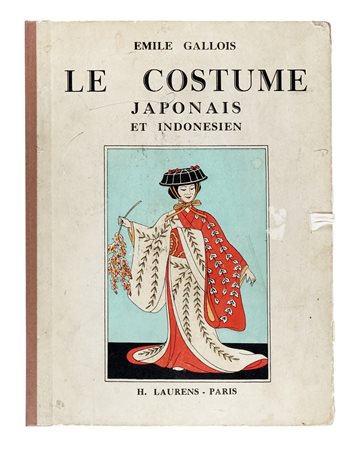 Emile Gallois, Le costume Japonais et Indonesien. 1950 ca. Raccolta completa...