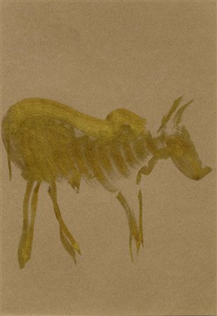 Stefano Arienti, Disegno da prendere (animale). 2008. Inchiostro metallico su...