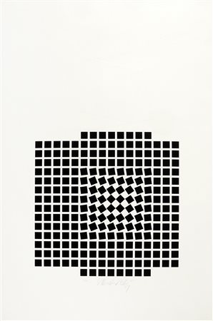 Victor Vasarely, Eridan. Anni '50 del XX secolo. Serigrafia e parte...