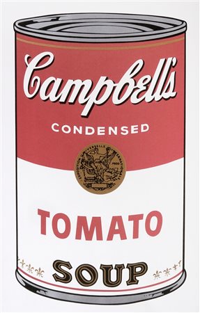 Andy Warhol [da], Campbell's Soup. Tomato. Giclée. mm 600x400. Al verso...