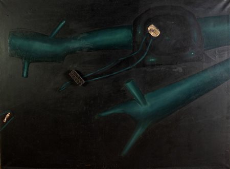 Giovanni Mundula (Formigine 1947), “Arcaiogramma”, 1982.