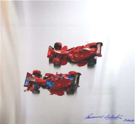 Bernard Aubertin, Voiture bruleè, 2008