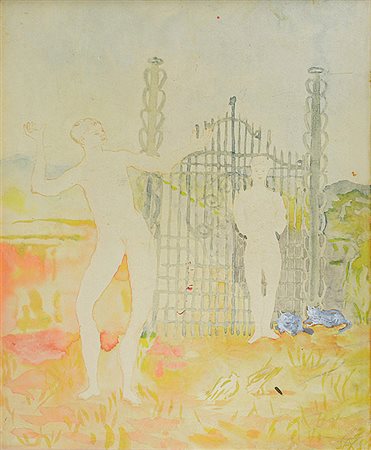 Aligi Sassu, Il cancello, 1932