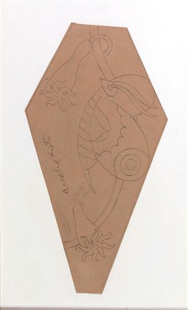 Fortunato Depero, Farfalla e fiori, 1920/21