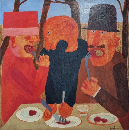 Franz Borghese, I mangiatori, 1978