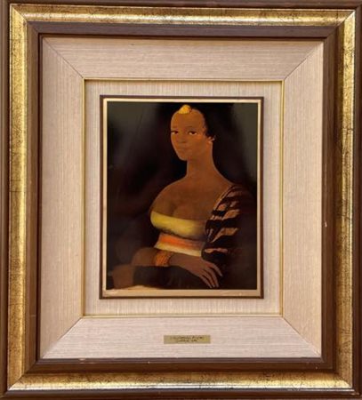 Salvatore Fiume (Comiso 1915 - Milano 1997). Gioconda nera.