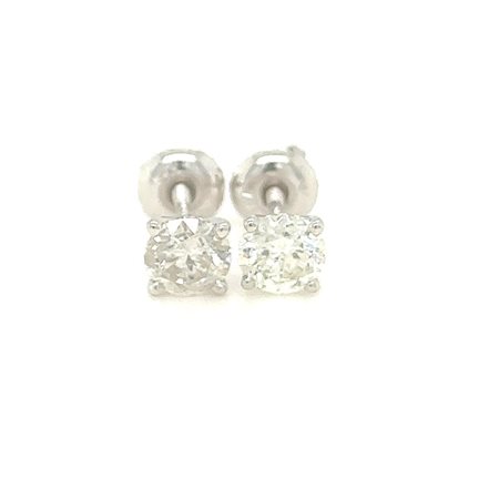 ORECCHINI IN ORO BIANCO 14K 0.99 GR CON DIAMANTI - ER30804