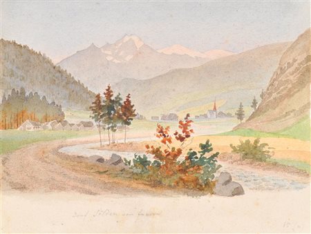 Carl Redlich (Bayreuth 1823 - Innsbruck 1897) Album con 34 vedute della valle...