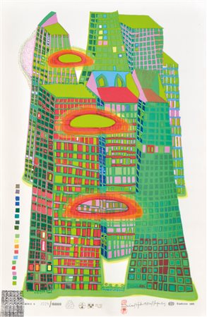 Friedensreich Hundertwasser (Wien/ 1928 - Pazifischer Ozean, an Bord der...