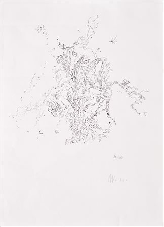 Max Weiler (Absam 1910 - Wien/Vienna 2001) Pezzo di natura, 1980;Litografia,...