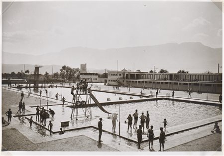 Anonym/anonimo Album con 9 fotografie del Lido di Bolzano,1932 ca.;Fotografie...