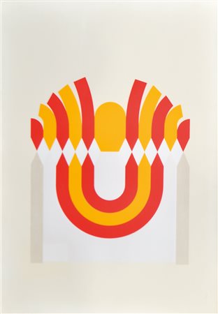 Joe Tilson For Jack and Anna, 1975;Lito-serigrafia a col. su carta, 100 x 70...