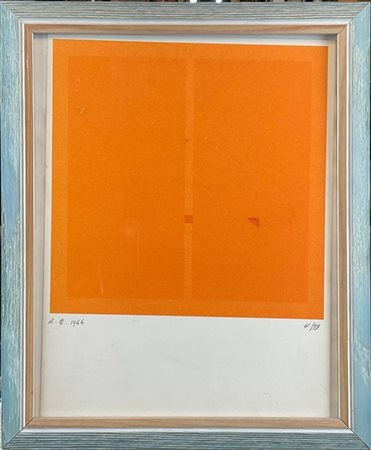 ANTONIO CALDERARA "Senza titolo" 1966
litografia a colori
cm 29x22
Siglata, data