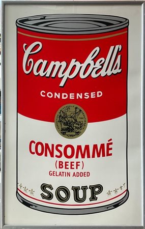 Andy Warhol (After)
"Campbell's Soup / (Beef) Gelatin added"
serigrafia a color