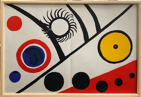 ALEXANDER CALDER "Senza titolo" 1976
litografia a colori
cm 37,5x55,5
Dal numero