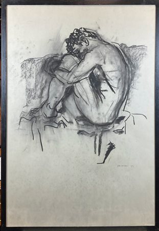 Klaus Karl Mehrkens "Senza titolo" 1986
pastello su carta
cm 99x69
firmato e dat