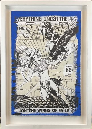 Faile "Everything under the sky saved" 1986
serigrafia a colori su cartoncino
cm