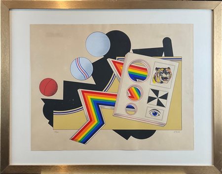 LUCIO DEL PEZZO "Senza titolo" 1968
litografia a colori
cm 50x65
Firmata, datata