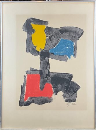 Robert Jacobsen "Senza titolo" 
litografia a colori
cm 72x52
firmata e numerata