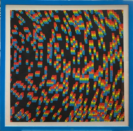 FRANÇOIS MORELLET "Senza titolo" 1976
serigrafia a colori
cm 72x72
firmata e num