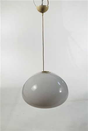 Achille Castiglioni Lampada a sospensione modello "Black and white". Produzione