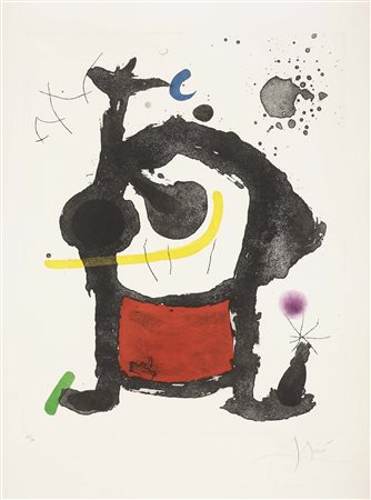 Joan Miró Barcellona 1893 - Palma di Maiorca 1983 Bethsabée, 1972 Acquaforte...