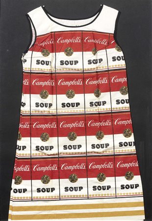 Andy Warhol Pittsburgh 1928 - New York 1987 The souper dress Serigrafia a...