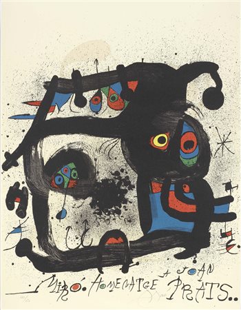 Joan Miró Barcellona 1893 - Palma di Maiorca 1983 Manifesto per l'esposizione...