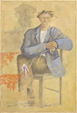 Giampaolo Talani San Vincenzo (Li) 1955 Secondo strappo dell'affresco per "Il...