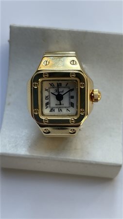 Royale, Anello orologio a batteria
Orologio da polso in acciaio
Anni '90
Movime