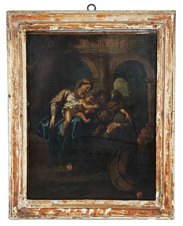 Da Annibale Carracci

"Madonna con Bambino e San Francesco sorretto da un angel