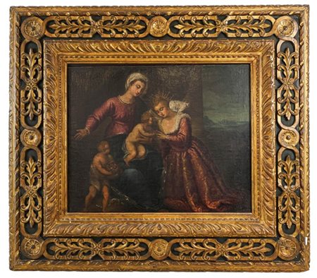 Scuola del secolo XVIII

"Matrimonio mistico di Santa Caterina d'Alessandria"
o