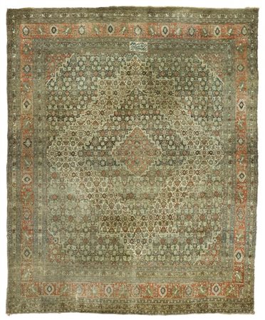 Tappeto Tabriz, Persia, inizio secolo XX. Decoro con medaglioni romboidali conc