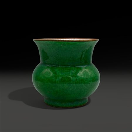 A Chinese monochrome vase