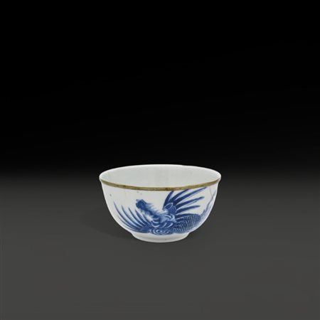 A Chinese blue and white bowl