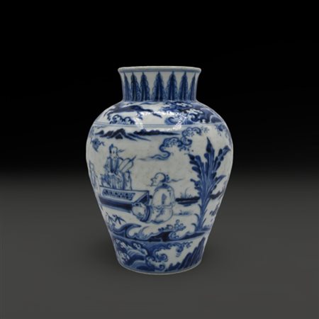 A small Chinese jar