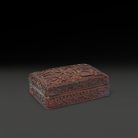 A Chinese lacquer box