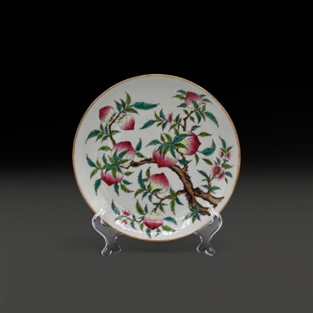 A Chinese Famille Rose dish